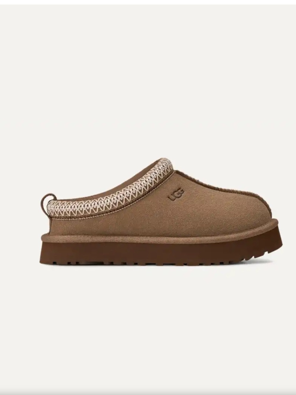 UGG Kids Tazz Slip-On Slippers in Chestnut Brown Toddler Size 6